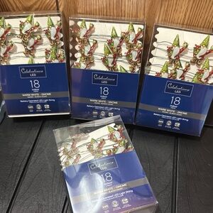 Celebrations LED Christmas Gnome String Lights 18 count